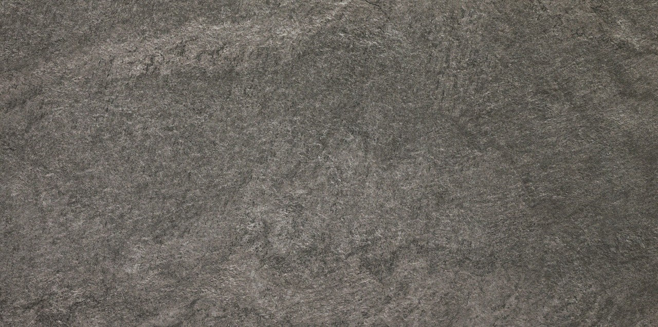 Carrelage effet Pierre Quartzite Gris Argile 150x75x0,9 cm Mat Teravio - Sol et mur intérieur
