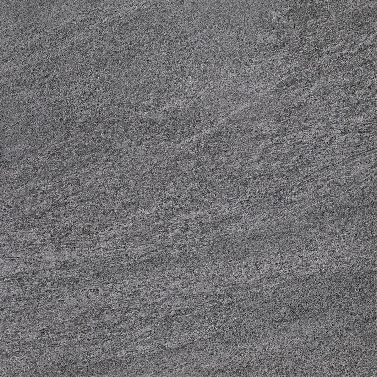 Carrelage effet Pierre Quartzite Gris Ombre 60x60x0,9 cm Mat Teravio - Sol et mur intérieur