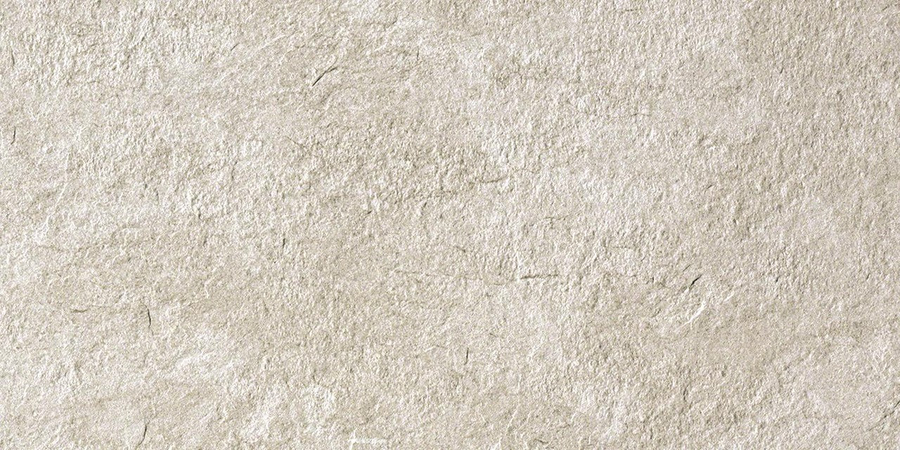 Carrelage effet Pierre Quartzite Gris Crème 60x30x0,9 cm Mat Teravio - Sol et mur intérieur