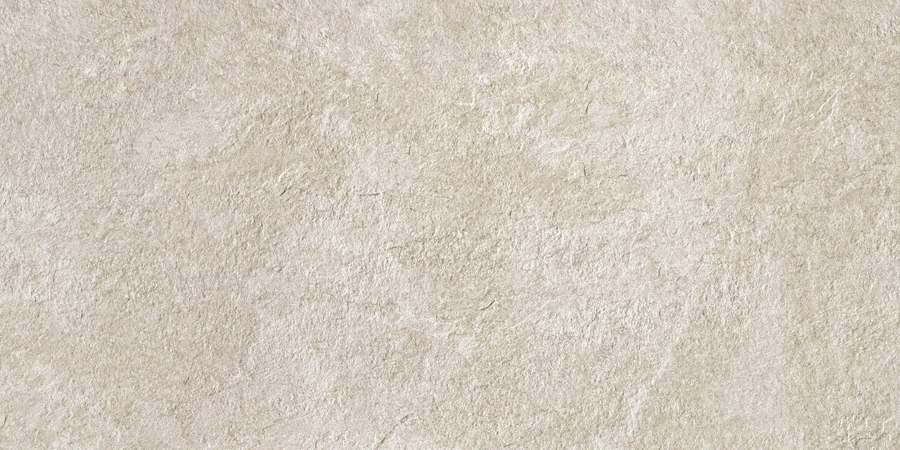 Carrelage effet Pierre Quartzite Gris Crème 120x60x2 cm Teravio - Sol extérieur