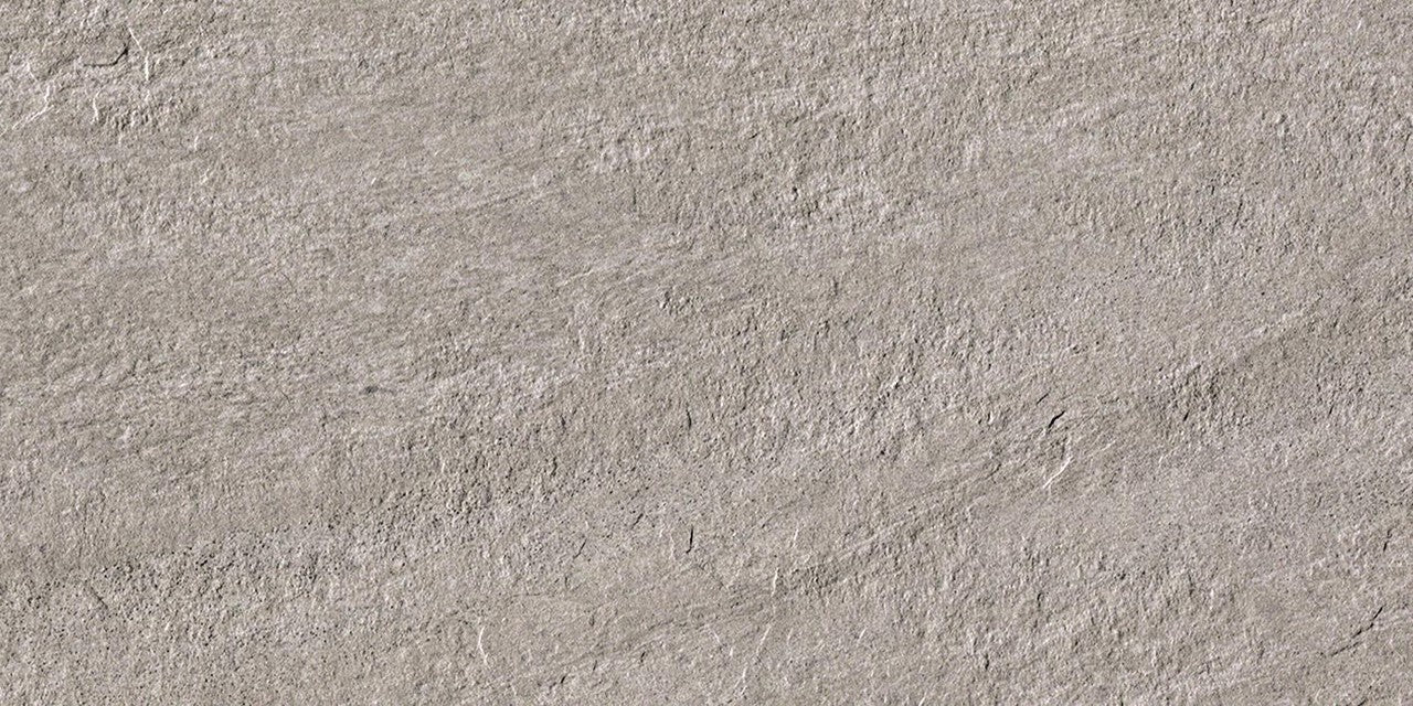 Carrelage effet Pierre Quartzite Gris Silver 60x30x0,9 cm Mat Teravio - Sol et mur intérieur
