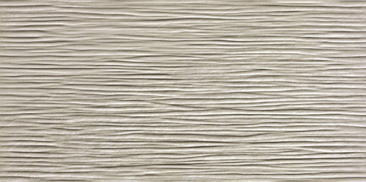 Carrelage effet Pierre 3D Quartzite Gris Silver Ocean 80x40x1 cm Mat Teravio - Mur intérieur