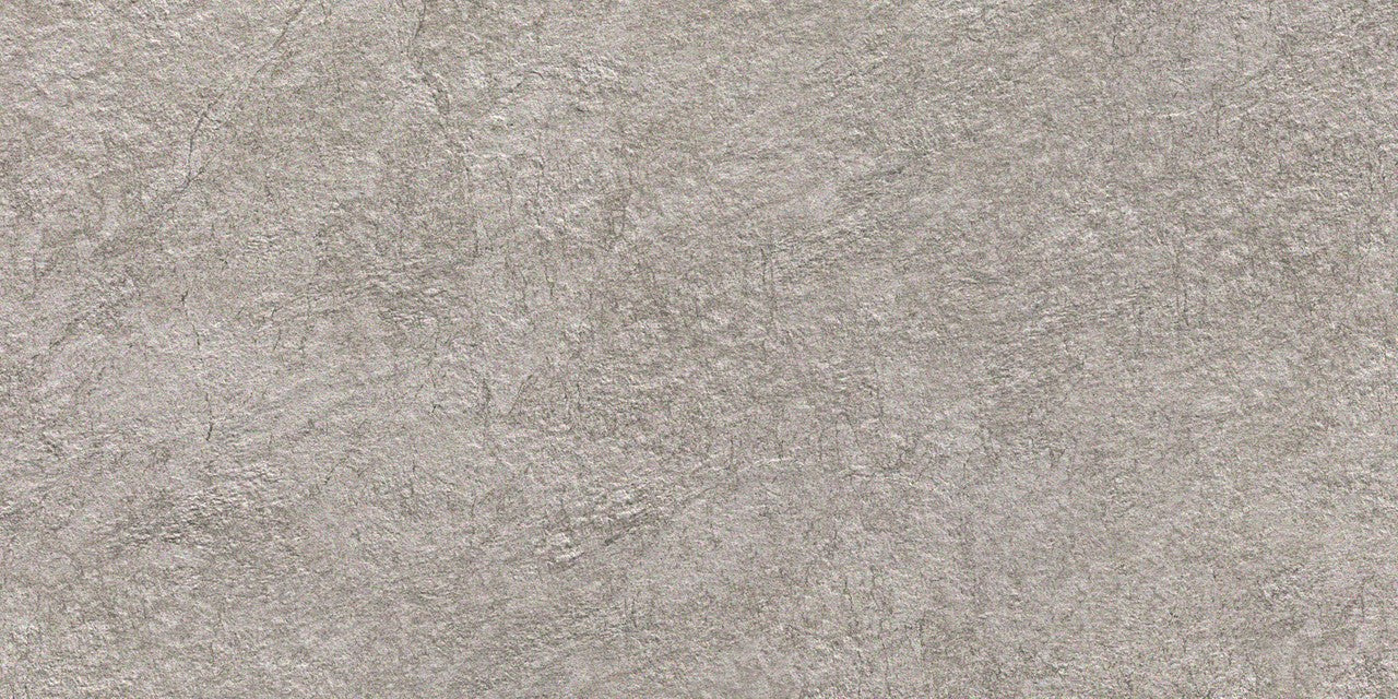 Carrelage effet Pierre Quartzite Gris Silver 120x60x2 cm Teravio - Sol extérieur