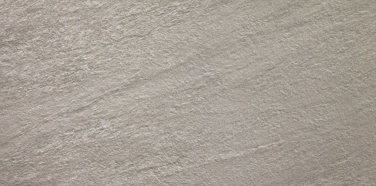 Carrelage effet Pierre Quartzite Gris Silver 150x75x0,9 cm Mat Teravio - Sol et mur intérieur