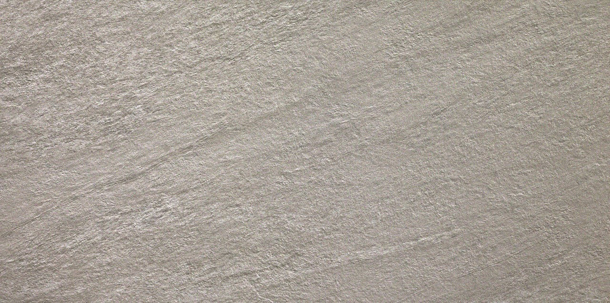 Carrelage effet Pierre Quartzite Gris Silver 150x75x0,9 cm Mat Teravio - Sol et mur intérieur