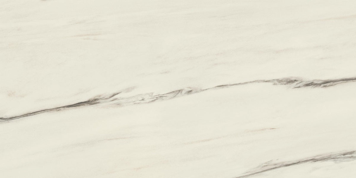 Carrelage effet Marbre Blanc Aurora 150x75x0,9 cm Mat Magnaro - Sol et mur intérieur
