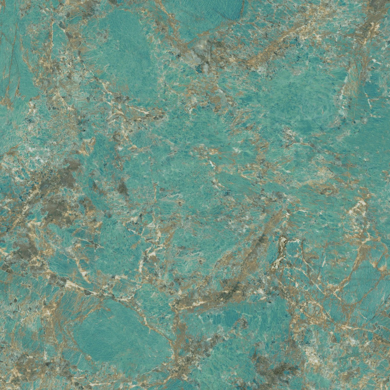 Carrelage effet Pierre Vert Amazzonite 120x120x0,9 cm Brillant Florenza - Sol et mur intérieur
