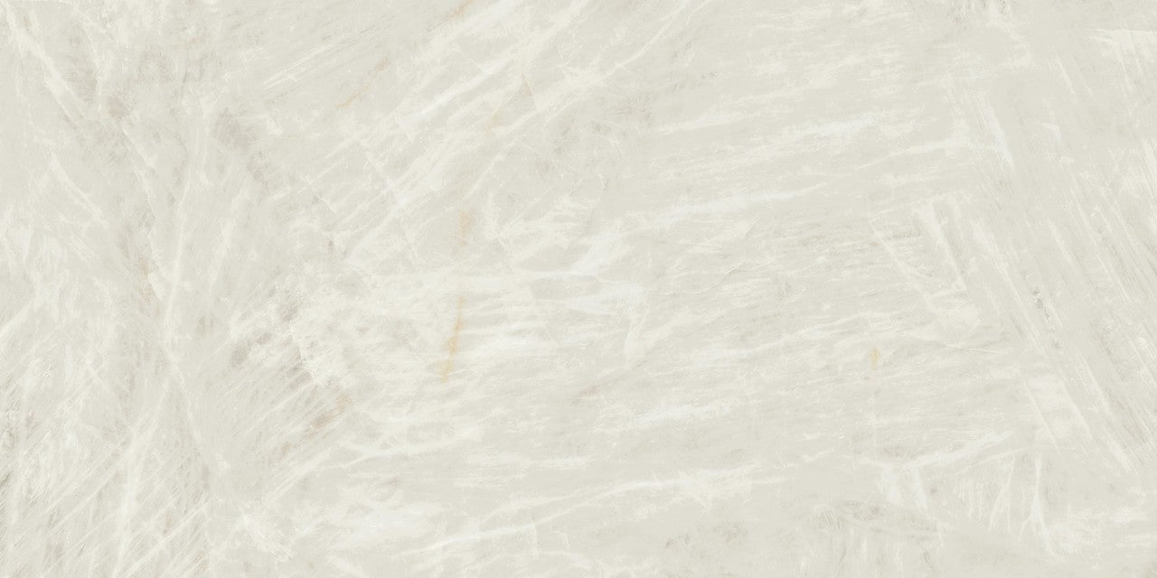 Carrelage effet Marbre Blanc Opale 120x60x0,9 cm Brillant Florenza - Sol et mur intérieur