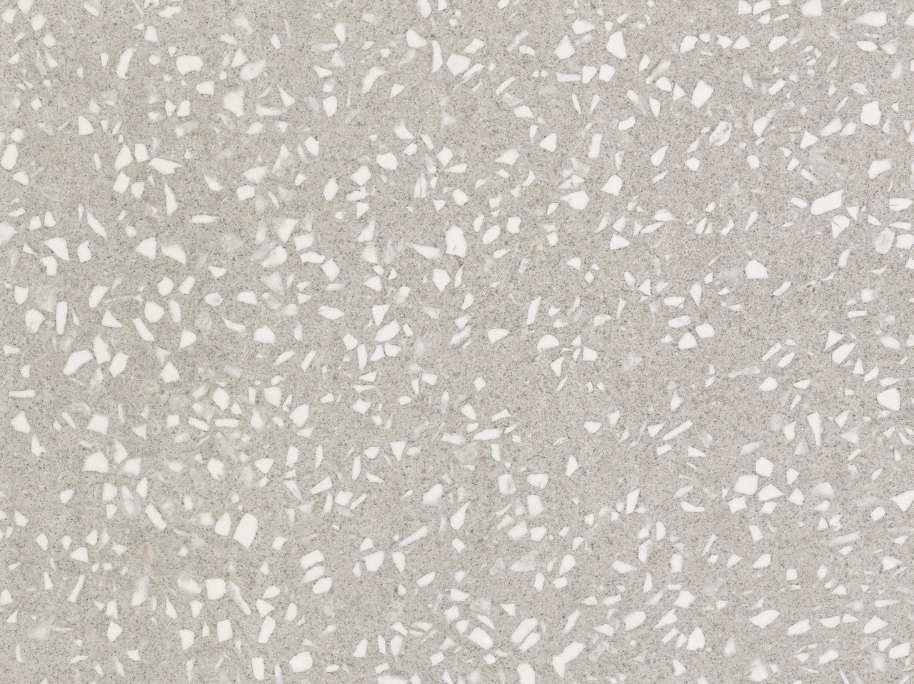 Carrelage effet Terrazzo Gris Perle 60x60x0,9 cm Mat Calviera - Sol et mur intérieur