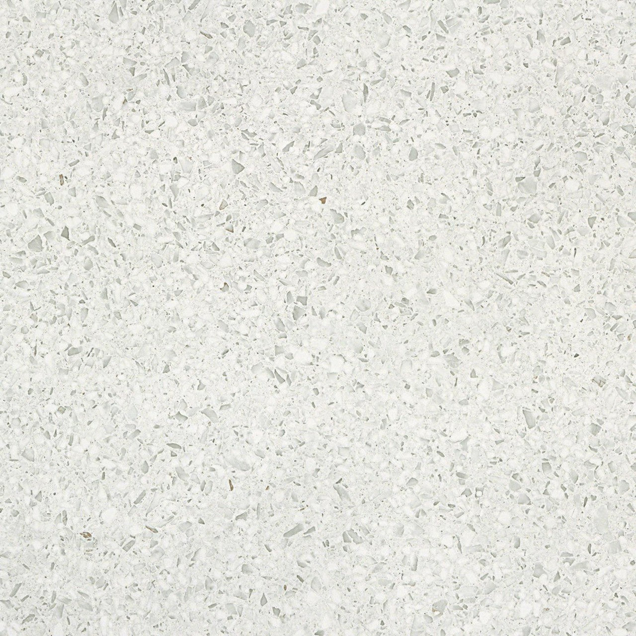 Carrelage effet Terrazzo Blanc Perle 60x60x0,9 cm Mat Calviera - Sol et mur intérieur