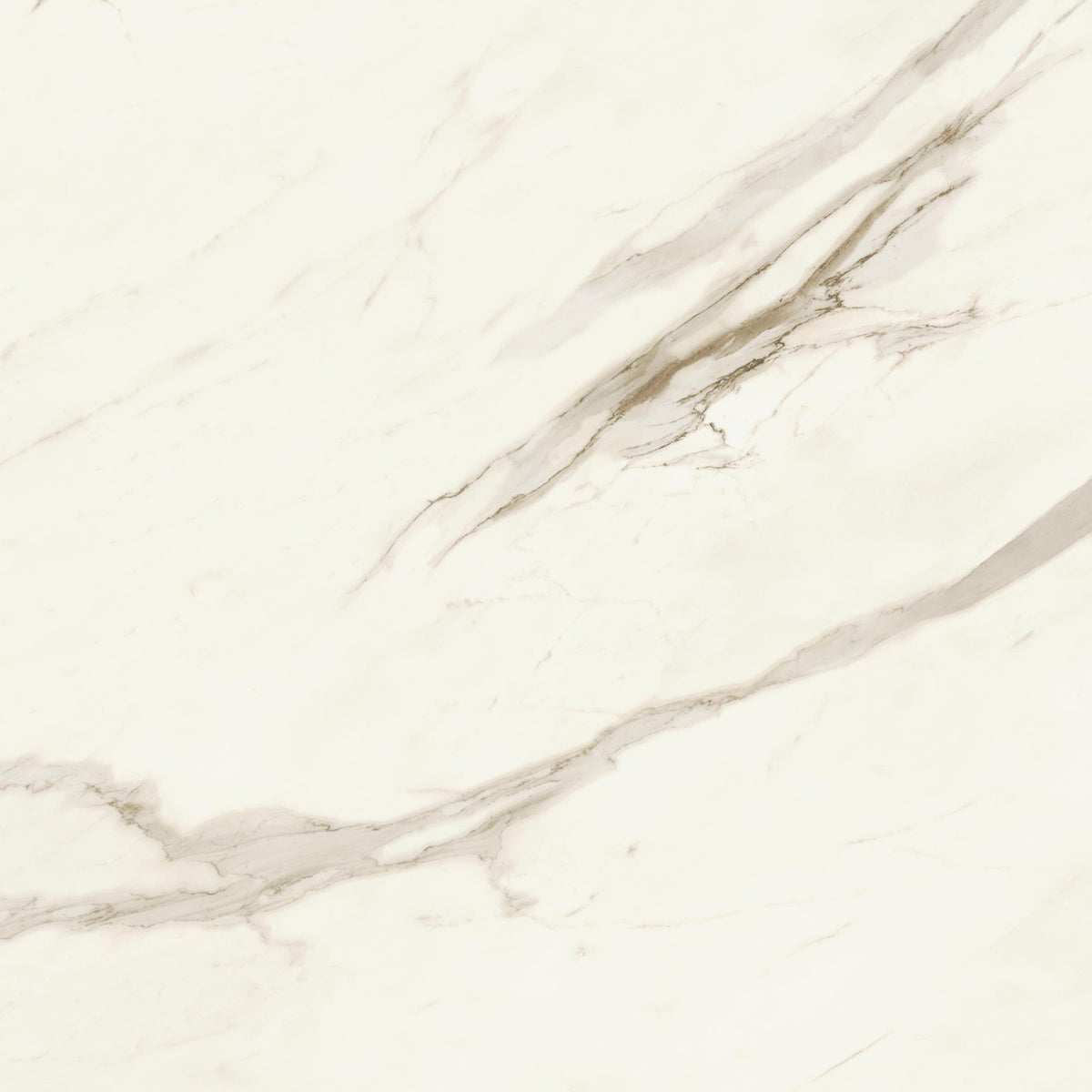 Carrelage effet Marbre Blanc Calacatta Sublime 120x120x0,9 cm Brillant Orsiano - Sol et mur intérieur