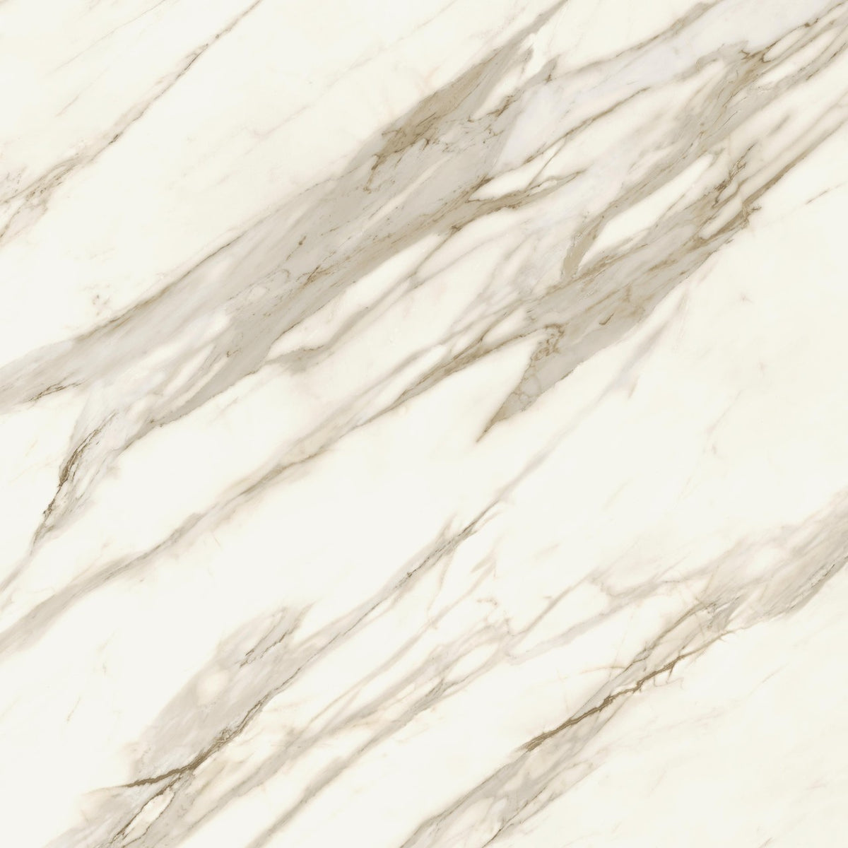 Carrelage effet Marbre Blanc Calacatta Sublime 120x120x0,9 cm Brillant Orsiano - Sol et mur intérieur