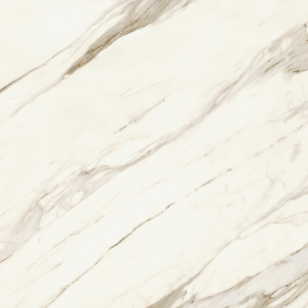Carrelage effet Marbre Blanc Calacatta Sublime 120x120x0,9 cm Velours Orsiano - Sol et mur intérieur