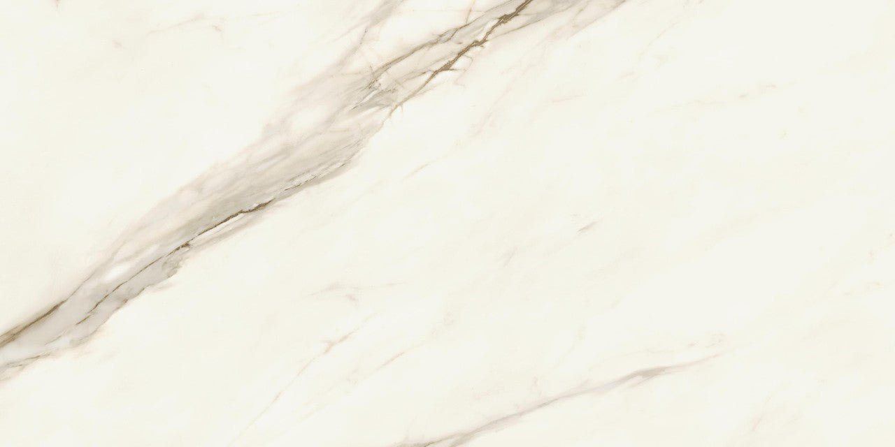 Carrelage effet Marbre Blanc Calacatta Sublime 120x60x0,9 cm Velours Orsiano - Sol et mur intérieur