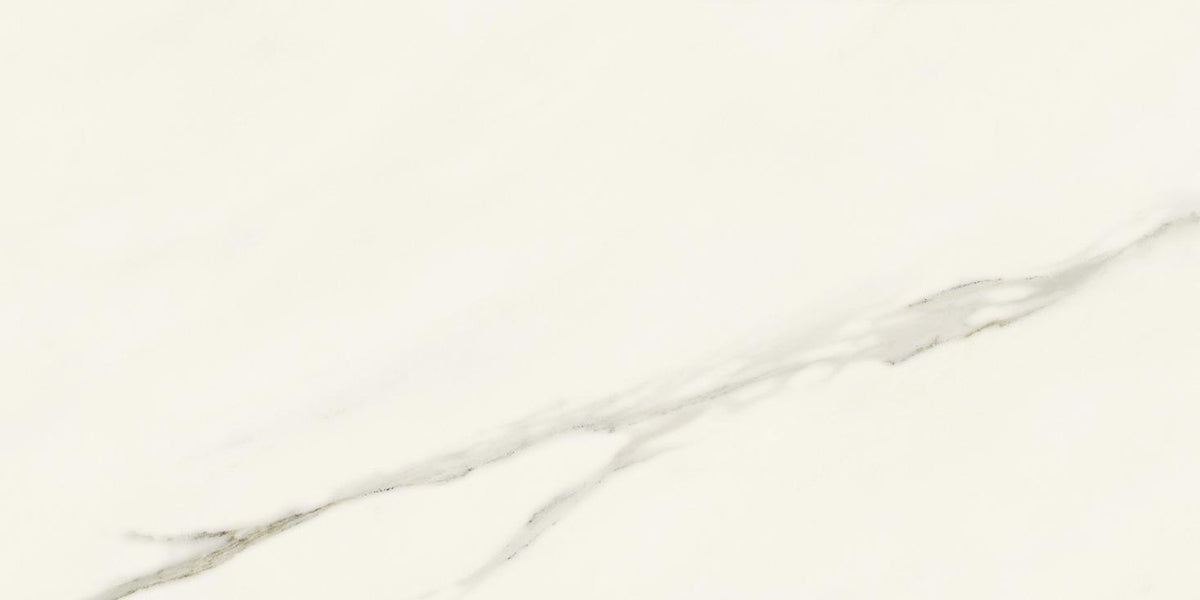 Carrelage effet Marbre Blanc Calacatta Armonia 60x30x0,9 cm Mat Orsiano - Sol et mur intérieur