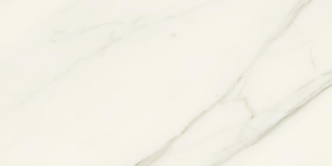 Carrelage effet Marbre Blanc Calacatta Armonia 60x30x0,9 cm Brillant Orsiano - Sol et mur intérieur