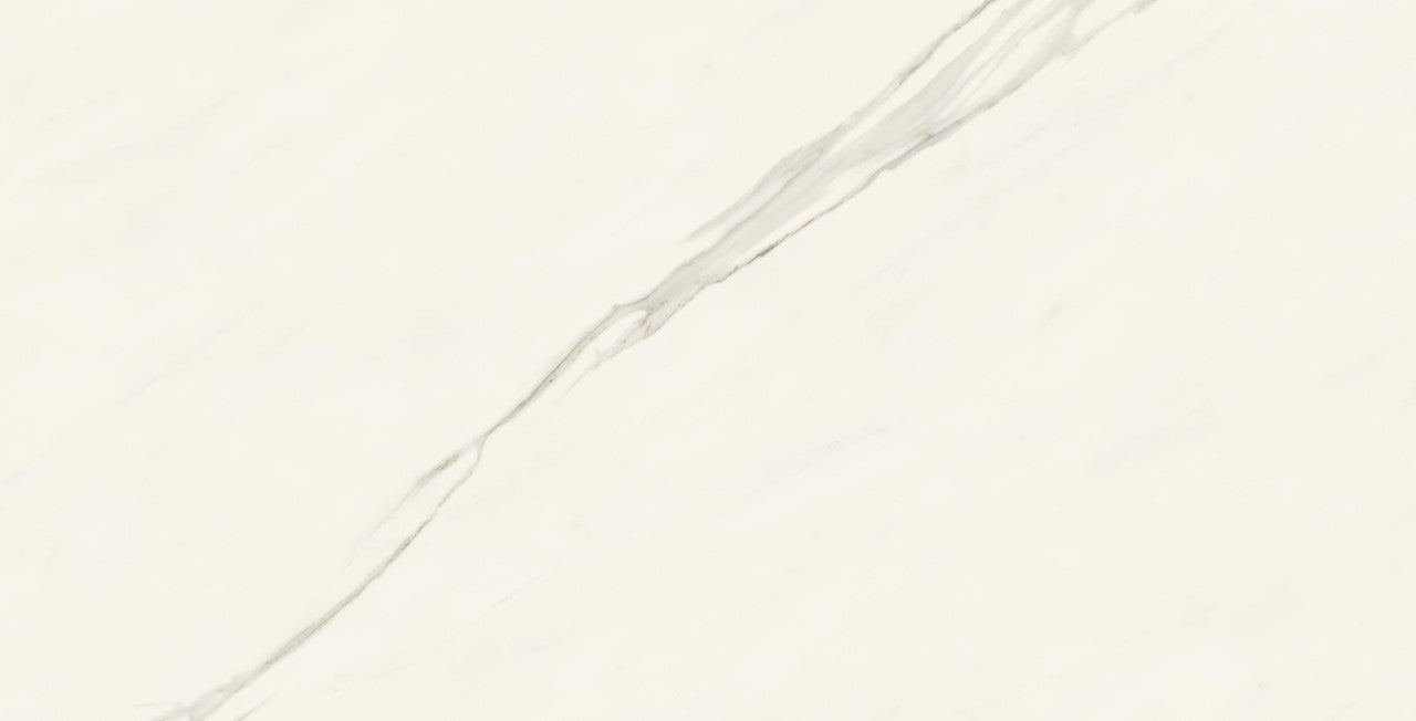 Carrelage effet Marbre Blanc Calacatta Armonia 150x75x0,9 cm Brillant Orsiano - Sol et mur intérieur