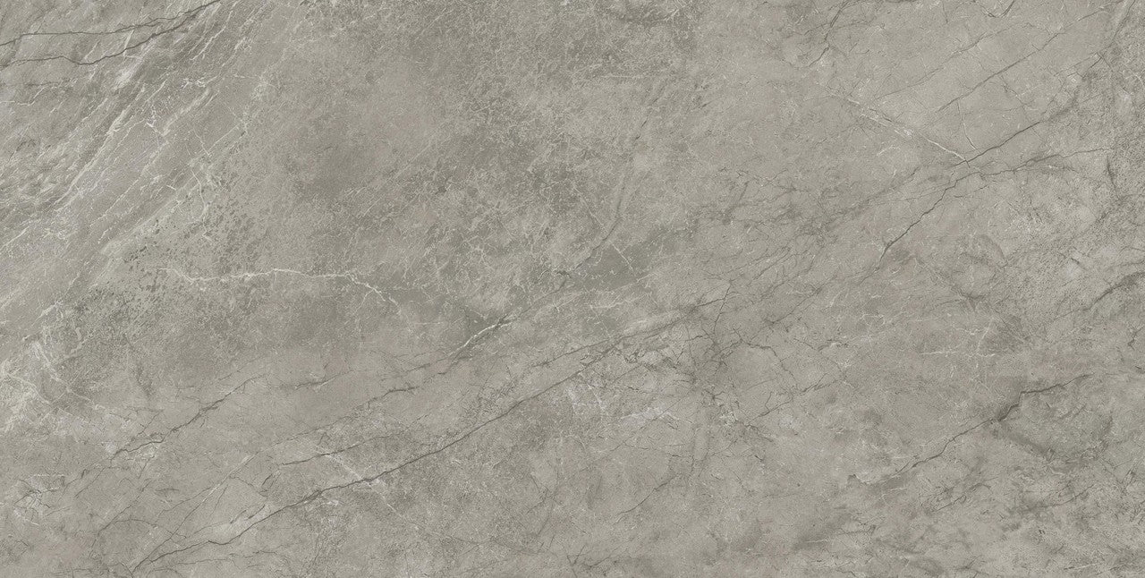 Carrelage effet Marbre Gris Royal 150x75x0,9 cm Brillant Orsiano - Sol et mur intérieur
