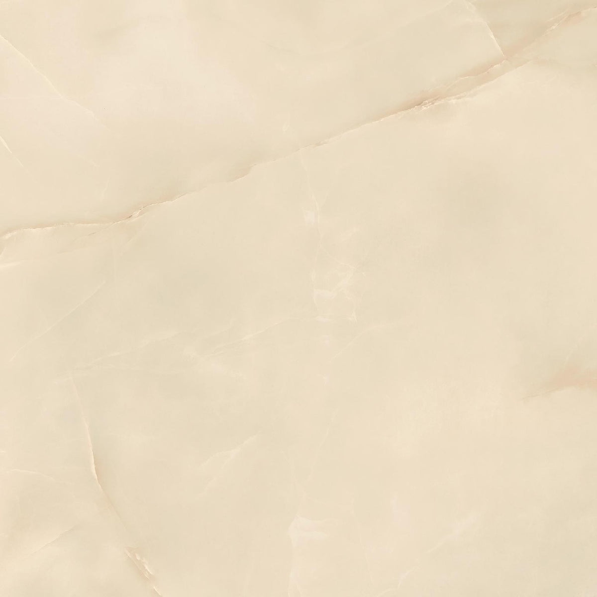 Carrelage effet Onyx Beige Albâtre 60x60x0,9 cm Brillant Nerolio - Sol et mur intérieur