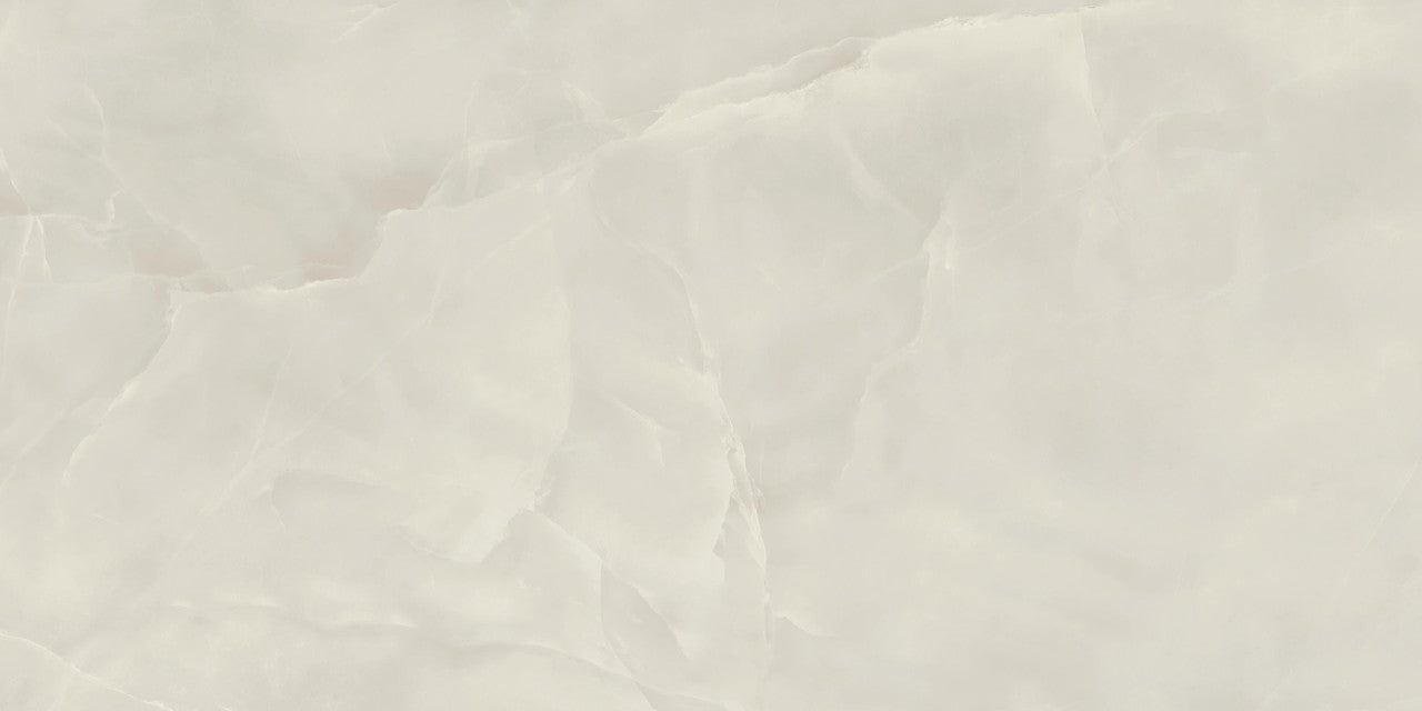 Carrelage effet Onyx Gris Nacré 120x60x0,9 cm Brillant Nerolio - Sol et mur intérieur