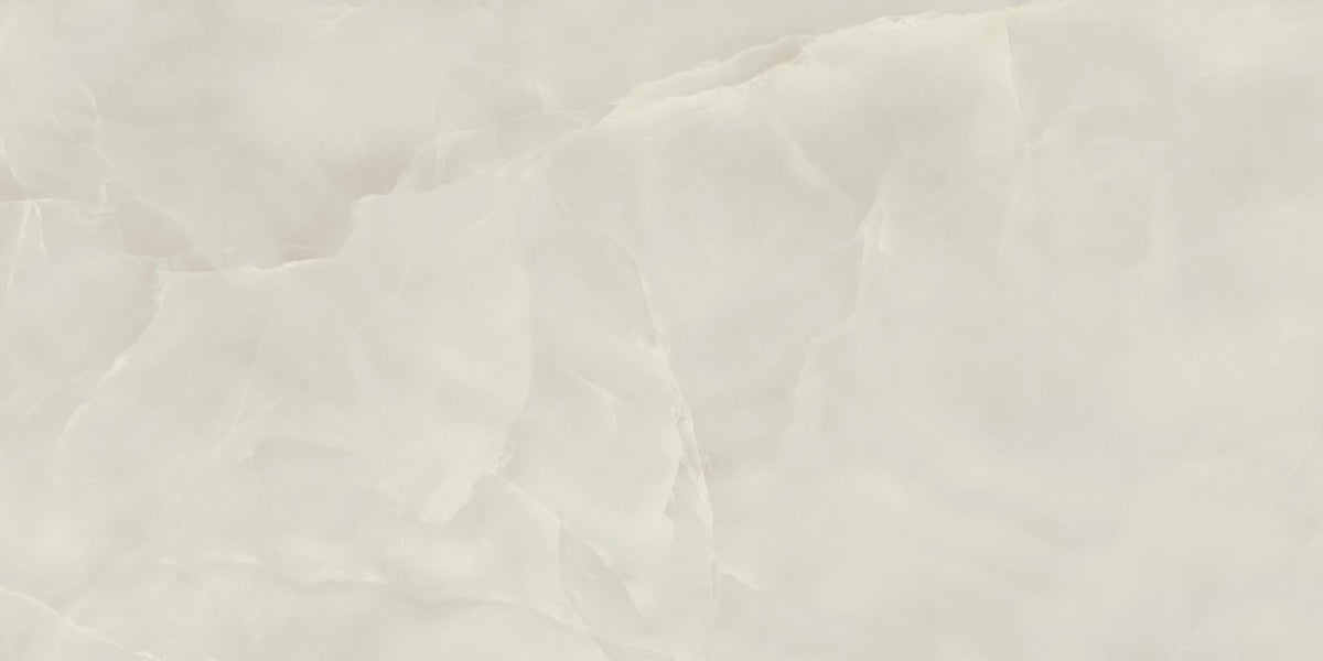 Carrelage effet Onyx Gris Nacré 120x60x0,9 cm Brillant Nerolio - Sol et mur intérieur
