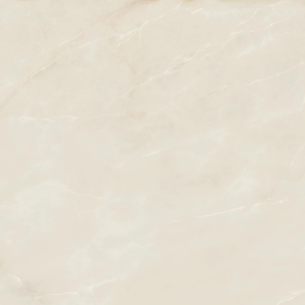 Carrelage effet Onyx Blanc Opalin 120x120x0,9 cm Brillant Nerolio - Sol et mur intérieur