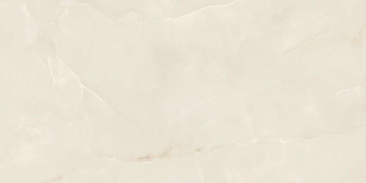 Carrelage effet Onyx Blanc Opalin 120x60x0,9 cm Brillant Nerolio - Sol et mur intérieur