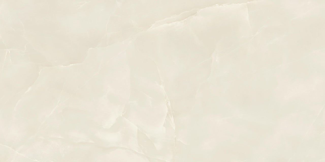 Carrelage effet Onyx Blanc Opalin 120x60x0,9 cm Brillant Nerolio - Sol et mur intérieur