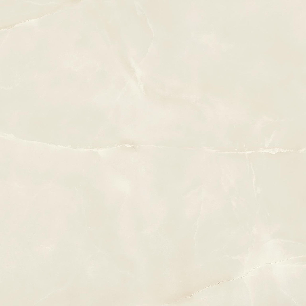 Carrelage effet Onyx Blanc Opalin 60x60x0,9 cm Brillant Nerolio - Sol et mur intérieur