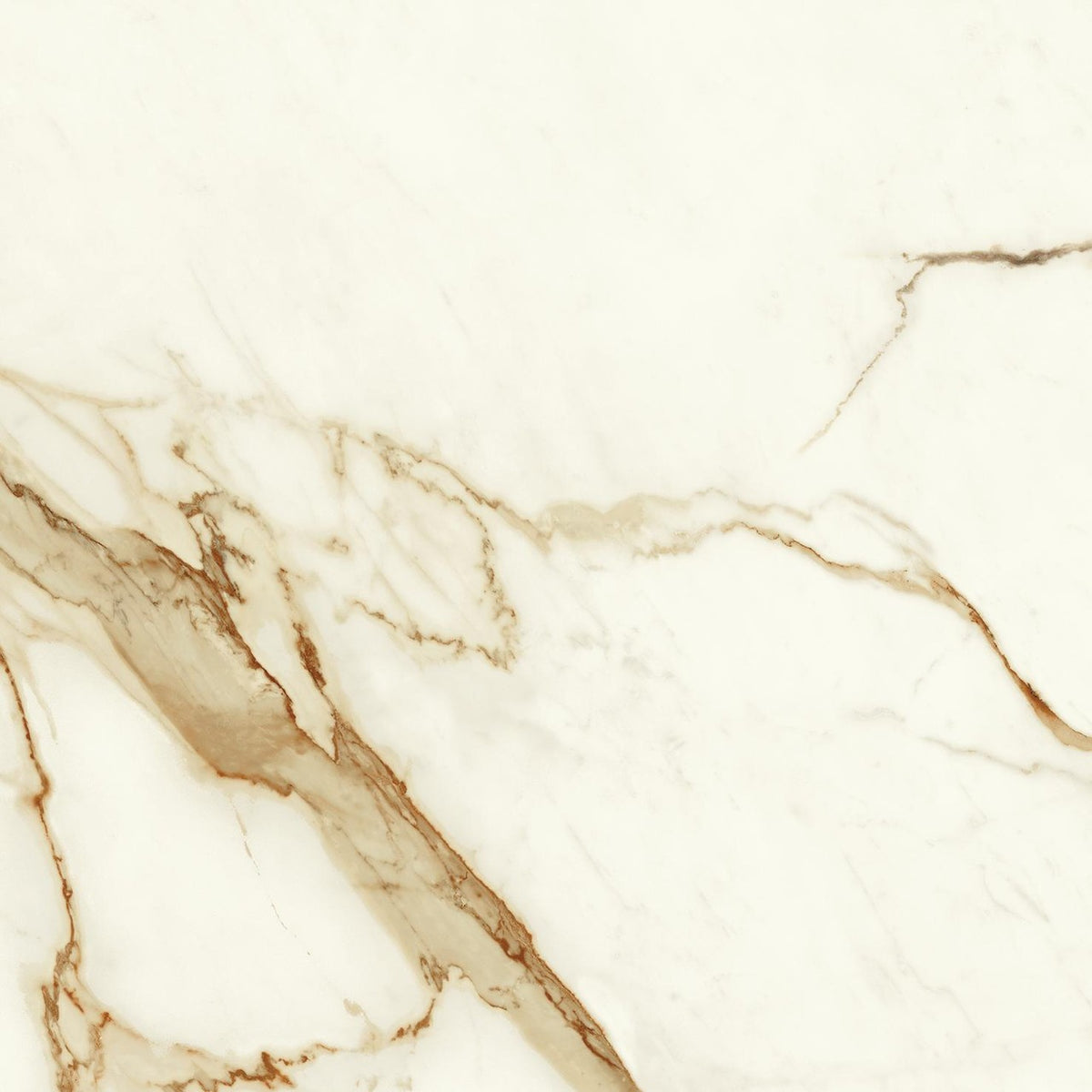 Carrelage effet Marbre Blanc Calacatta Supreme 60x60x0,9 cm Mat Faventa - Sol et mur intérieur