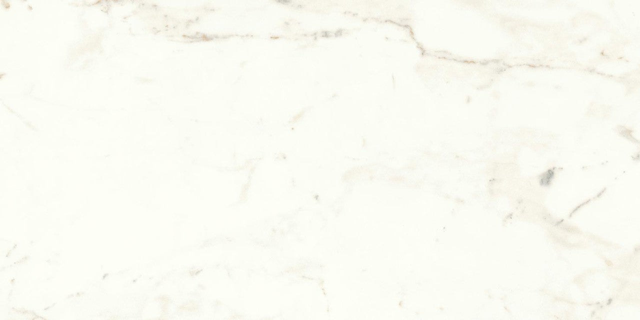 Carrelage effet Marbre Blanc Calacatta Prima 60x30x0,9 cm Silk Faventa - Sol et mur intérieur