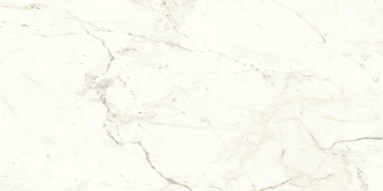 Carrelage effet Marbre Blanc Calacatta Prima 120x60x0,9 cm Mat Faventa - Sol et mur intérieur