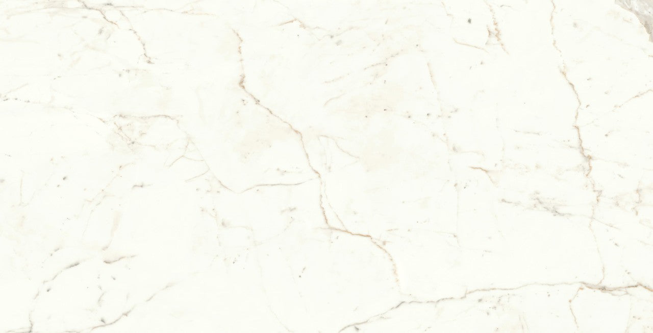 Carrelage effet Marbre Blanc Calacatta Prima 150x75x0,9 cm Silk Faventa - Sol et mur intérieur
