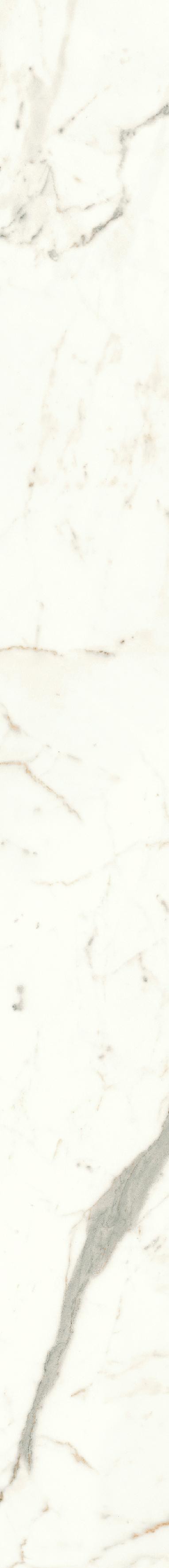 Carrelage effet Marbre Blanc Calacatta Prima Bookmatch A Slice 278x120x0,6 cm Brillant Faventa - Mur intérieur