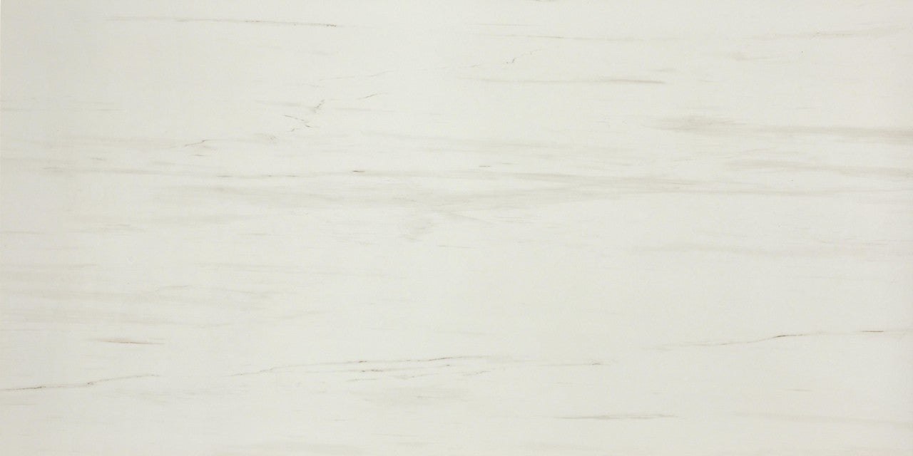 Carrelage effet Marbre Blanc Dolomite 150x75x0,9 cm Brillant Marvillo - Sol et mur intérieur