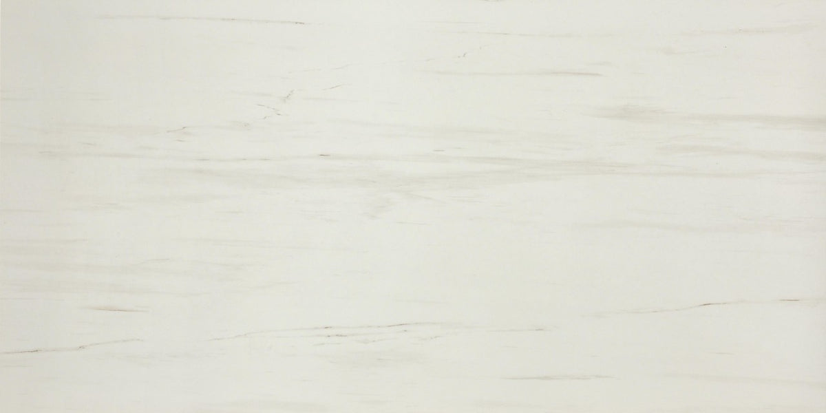 Carrelage effet Marbre Blanc Dolomite 150x75x0,9 cm Brillant Marvillo - Sol et mur intérieur