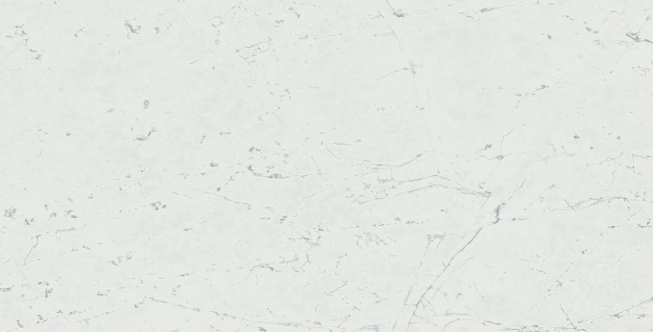 Carrelage effet Marbre Blanc Carrare 150x75x0,9 cm Brillant Marvillo - Sol et mur intérieur