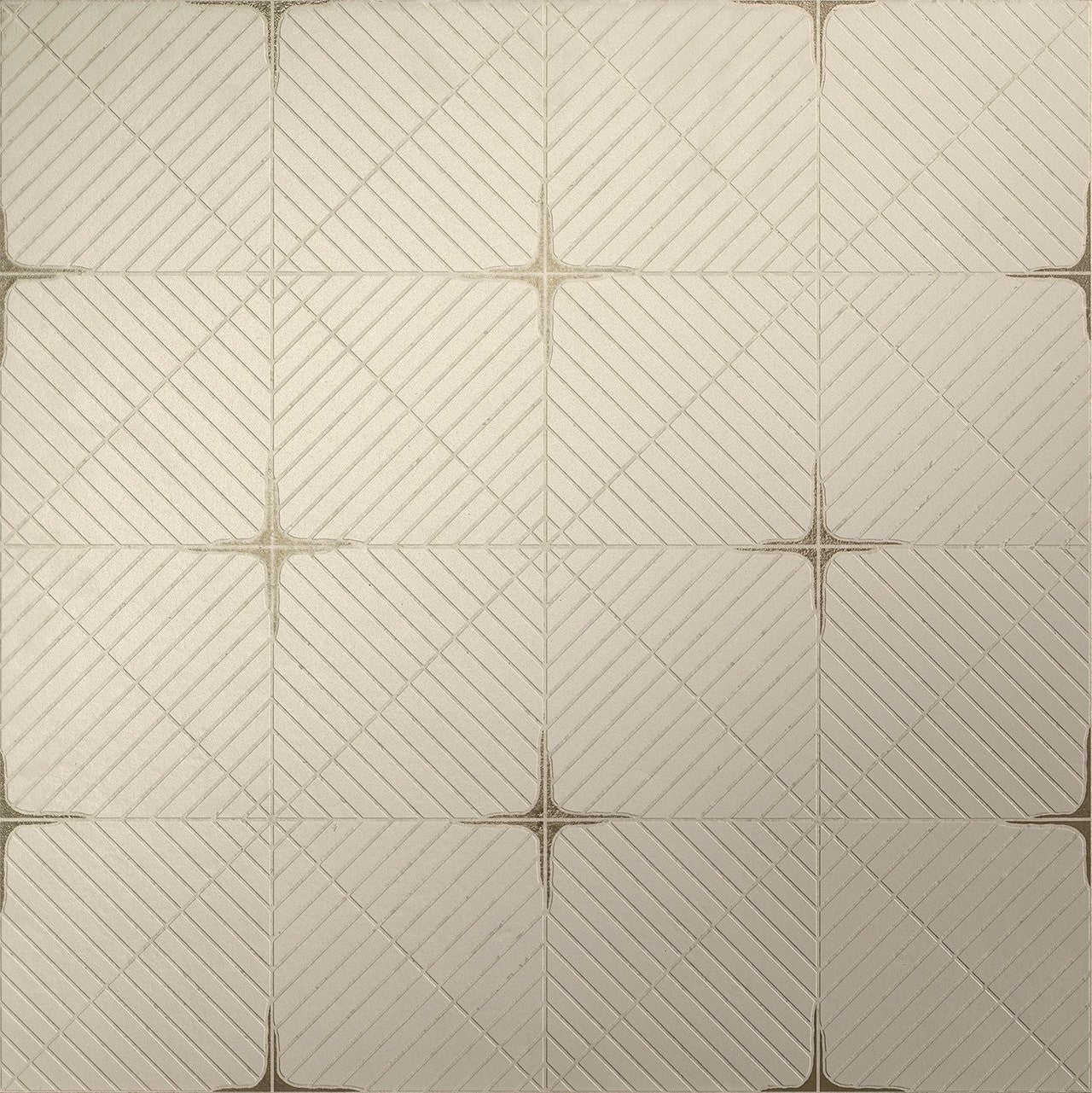 Carrelage effet Travertin Grège Star 60x60x0,9 cm Mat Neravio - Mur intérieur