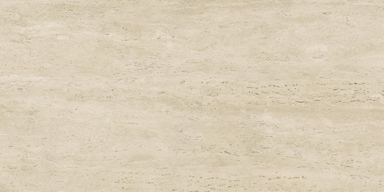 Carrelage effet Travertin Grège Vein Cut 120x60x0,9 cm Neravio - Sol extérieur
