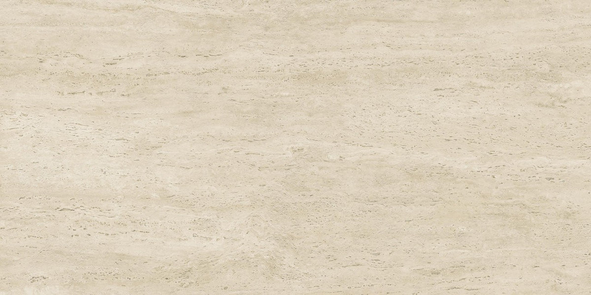 Carrelage effet Travertin Grège Vein Cut 60x30x0,9 cm Mat Neravio - Sol et mur intérieur