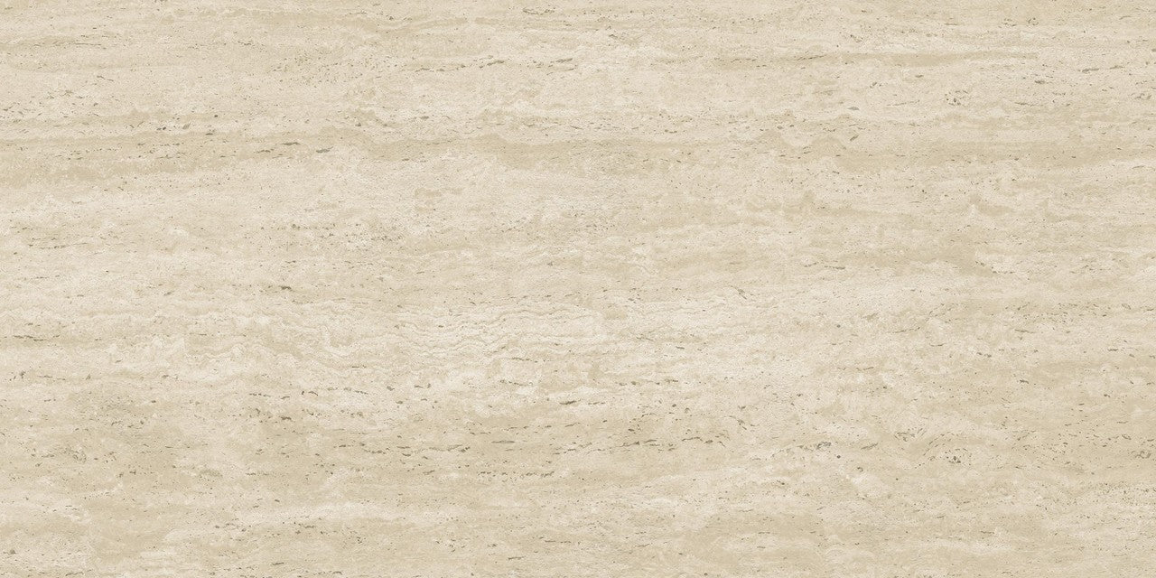Carrelage effet Travertin Grège Vein Cut 120x60x0,9 cm Mat Neravio - Sol et mur intérieur