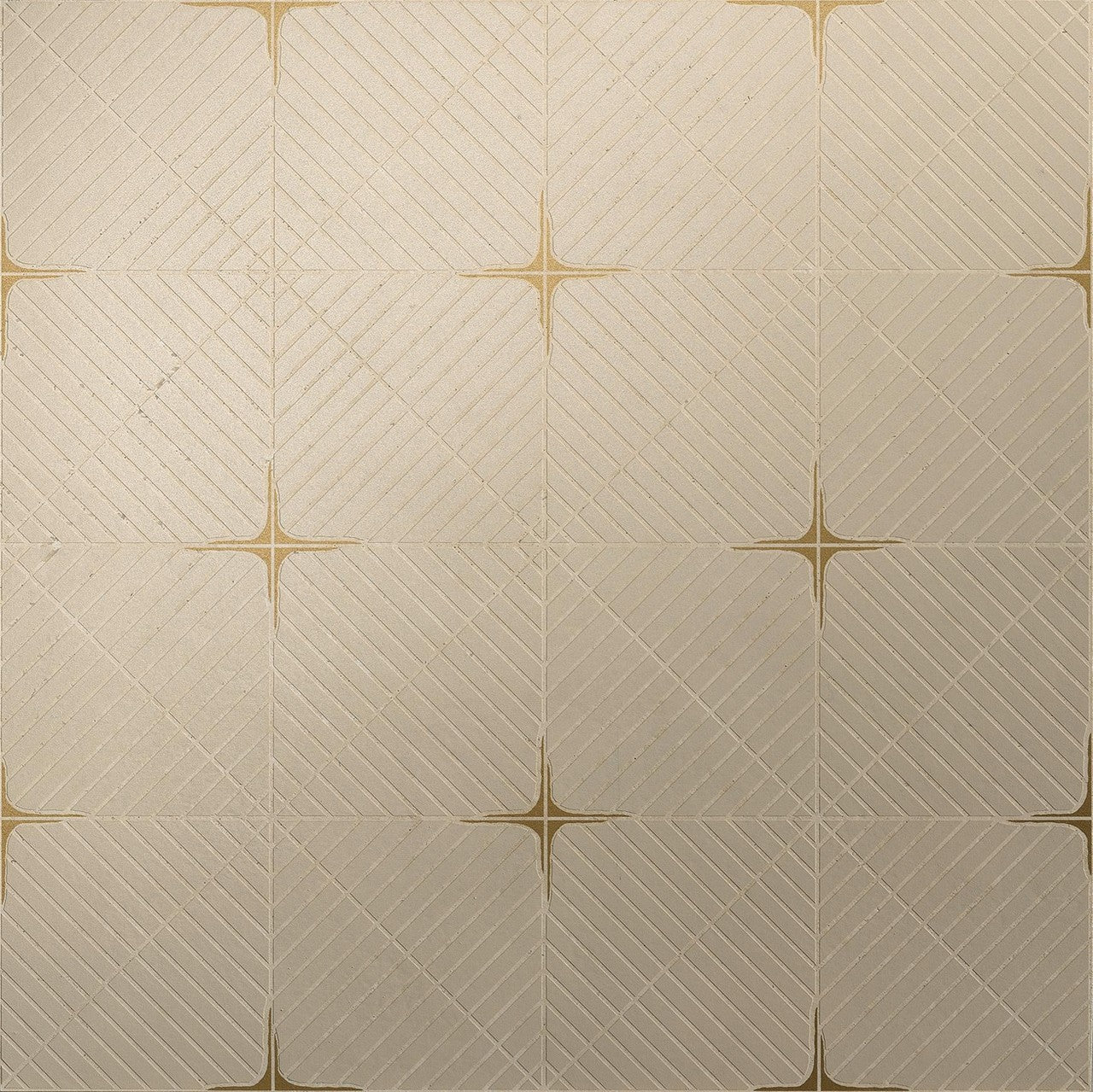 Carrelage effet Travertin Beige Star 60x60x0,9 cm Mat Neravio - Mur intérieur