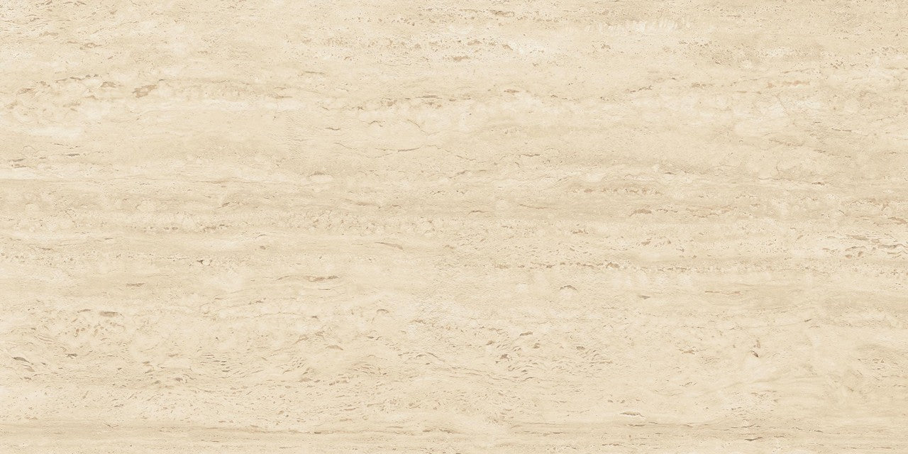 Carrelage effet Travertin Beige Vein Cut 120x60x0,9 cm Neravio - Sol extérieur