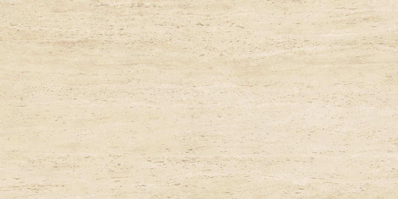 Carrelage effet Travertin Beige Vein Cut 60x30x0,9 cm Mat Neravio - Sol et mur intérieur