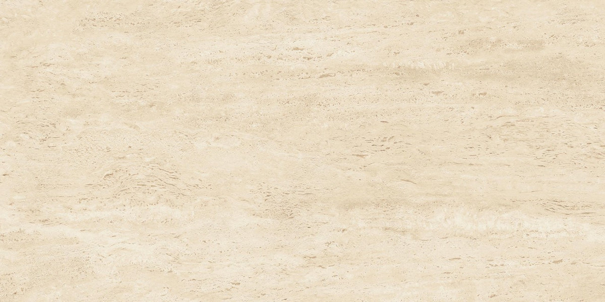 Carrelage effet Travertin Beige Vein Cut 60x30x0,9 cm Mat Neravio - Sol et mur intérieur