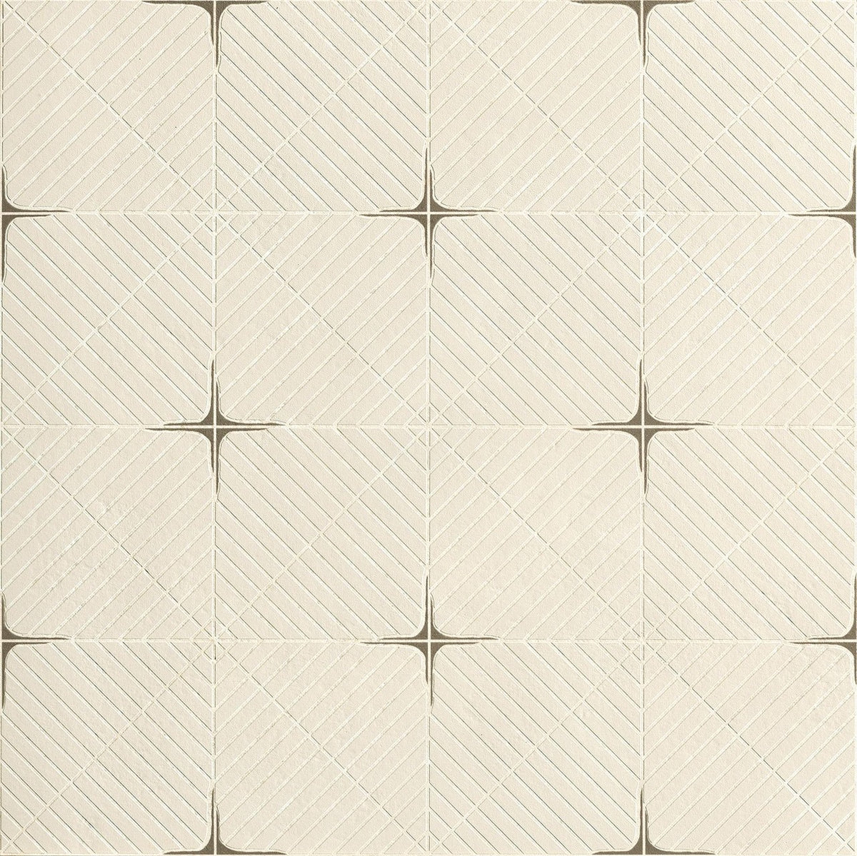 Carrelage effet Travertin Blanc Star 60x60x0,9 cm Mat Neravio - Mur intérieur
