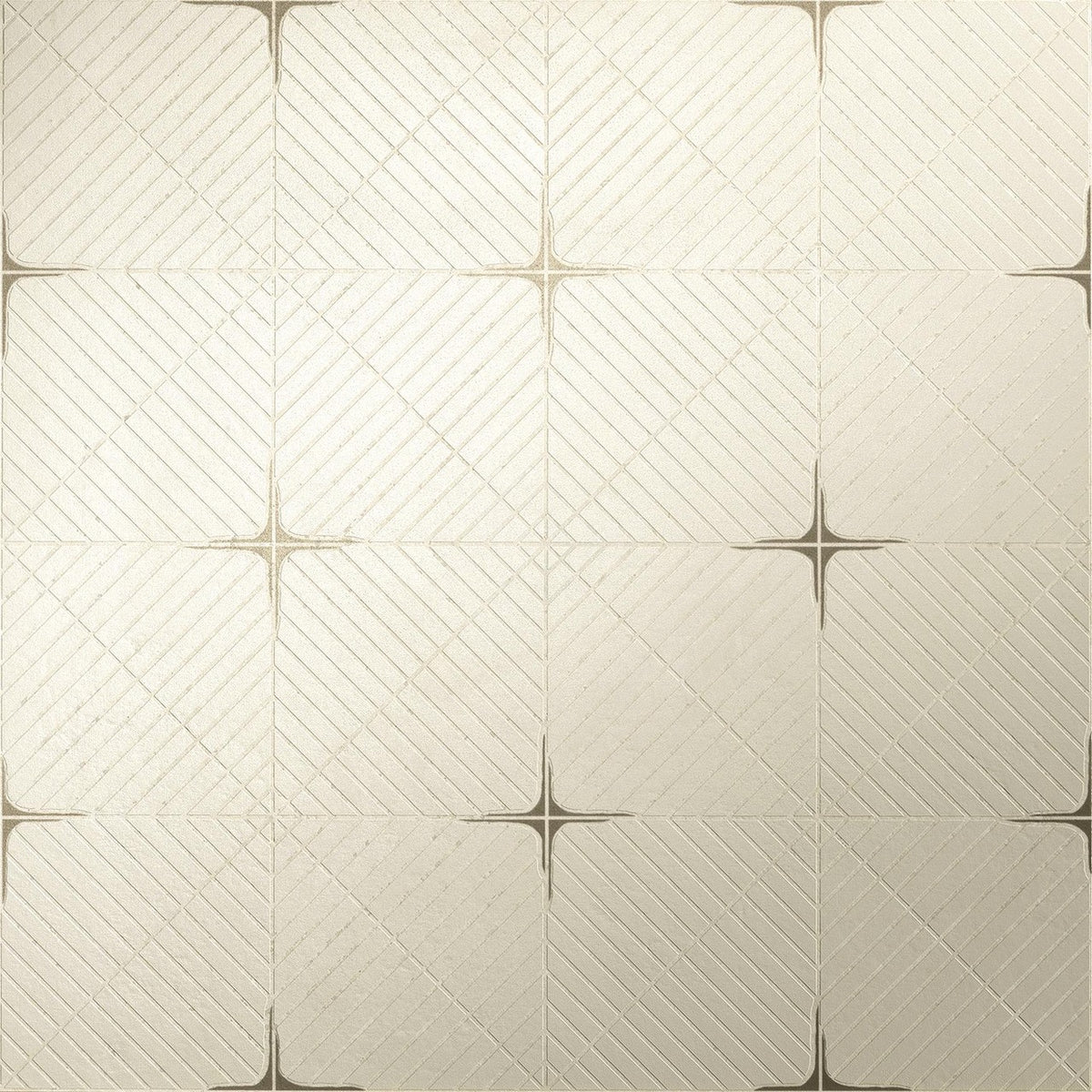 Carrelage effet Travertin Blanc Star 60x60x0,9 cm Mat Neravio - Mur intérieur