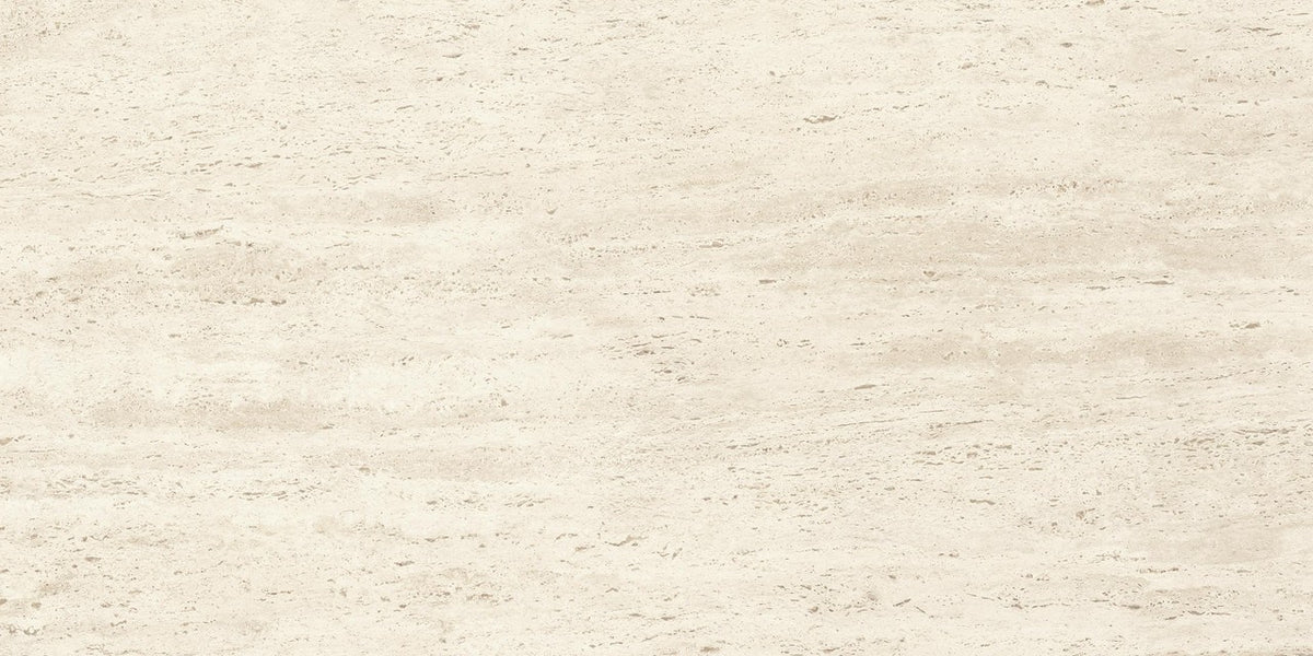 Carrelage effet Travertin Blanc Vein Cut 60x30x0,9 cm Mat Neravio - Sol et mur intérieur