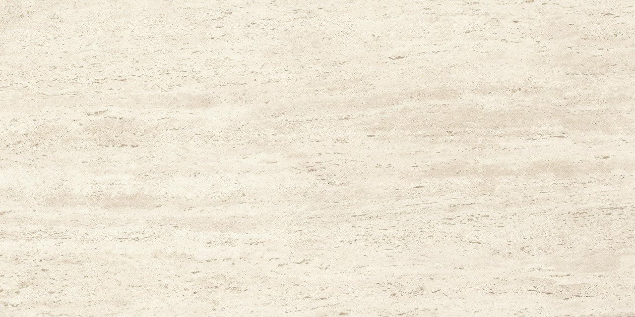 Carrelage effet Travertin Blanc Vein Cut 60x30x0,9 cm Mat Neravio - Sol et mur intérieur