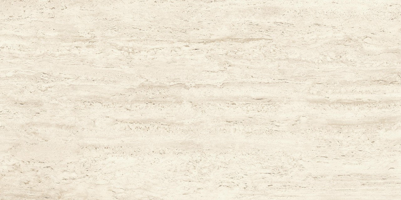Carrelage effet Travertin Blanc Vein Cut 120x60x2 cm Neravio - Sol extérieur